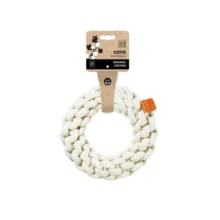 Zabawka dla psa M-PETS COTO – naturalna bawełniana zabawka 13 × 13 × 5 cm