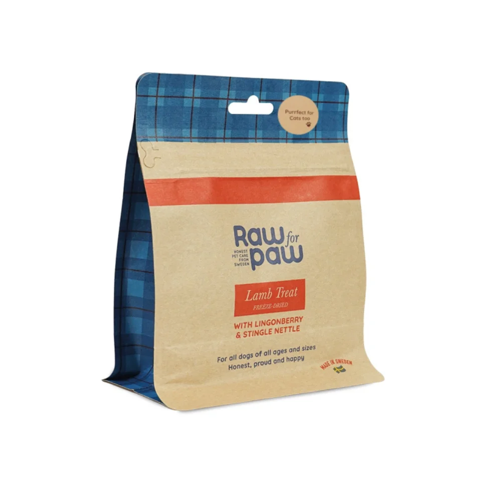 RAW for PAW Lamb liofilizowane przysmaki z jagnięciny z borówką i pokrzywą 50 g