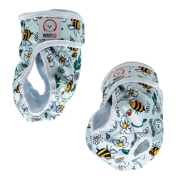 Wielorazowe pieluchomajtki dla suczki Misoko – ochrona podczas cieczki i nietrzymania moczu