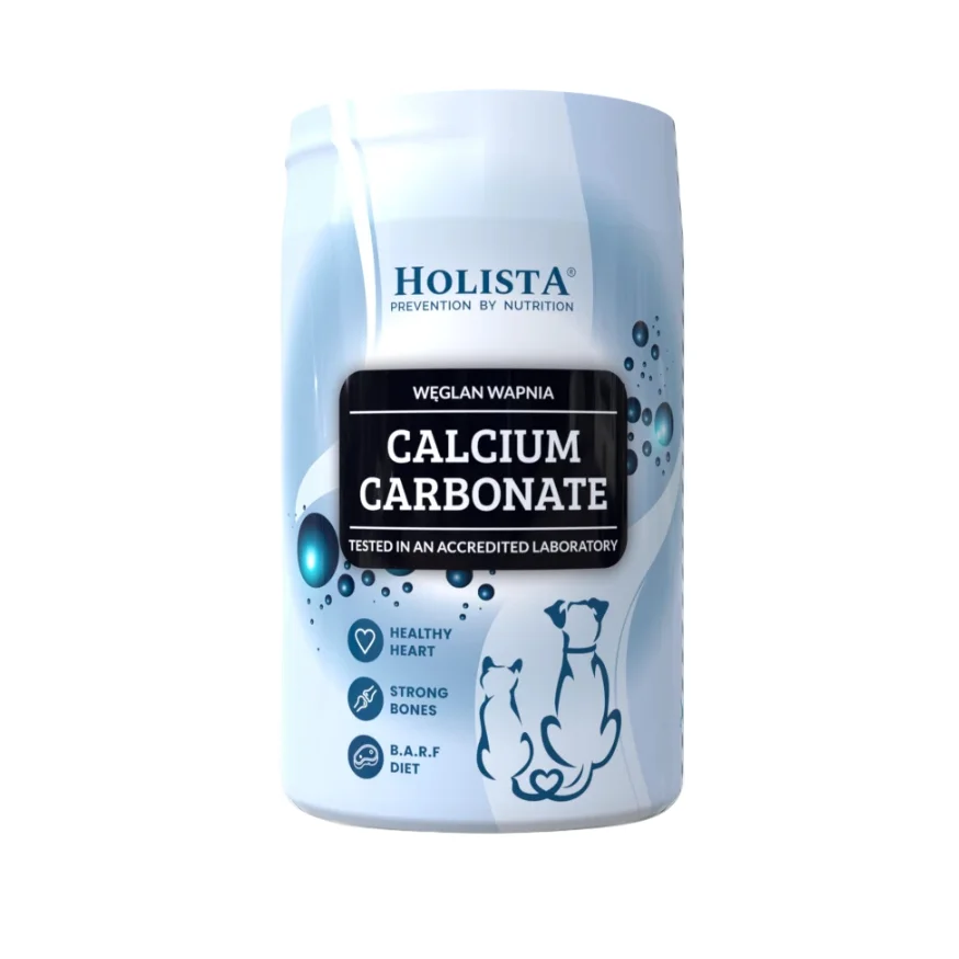 Węglan wapnia – naturalny suplement wapnia dla psów i kotów
