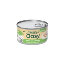 Oasy Natury Broth Kurczak z warzywami – naturalna karma uzupełniająca dla dorosłych kotów 85 g