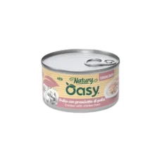 Oasy Natury Broth Kurczak z szynką z kurczaka – naturalna karma uzupełniająca dla dorosłych kotów 85 g