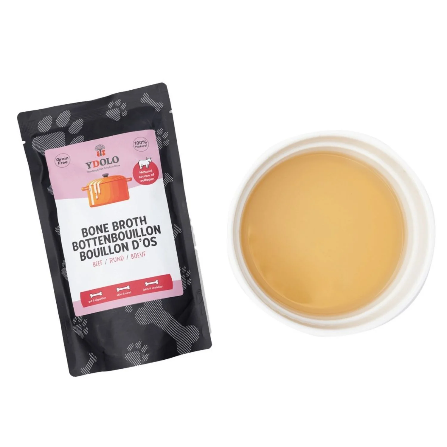 YDOLO rosół z kości wołowych – bone broth wołowy