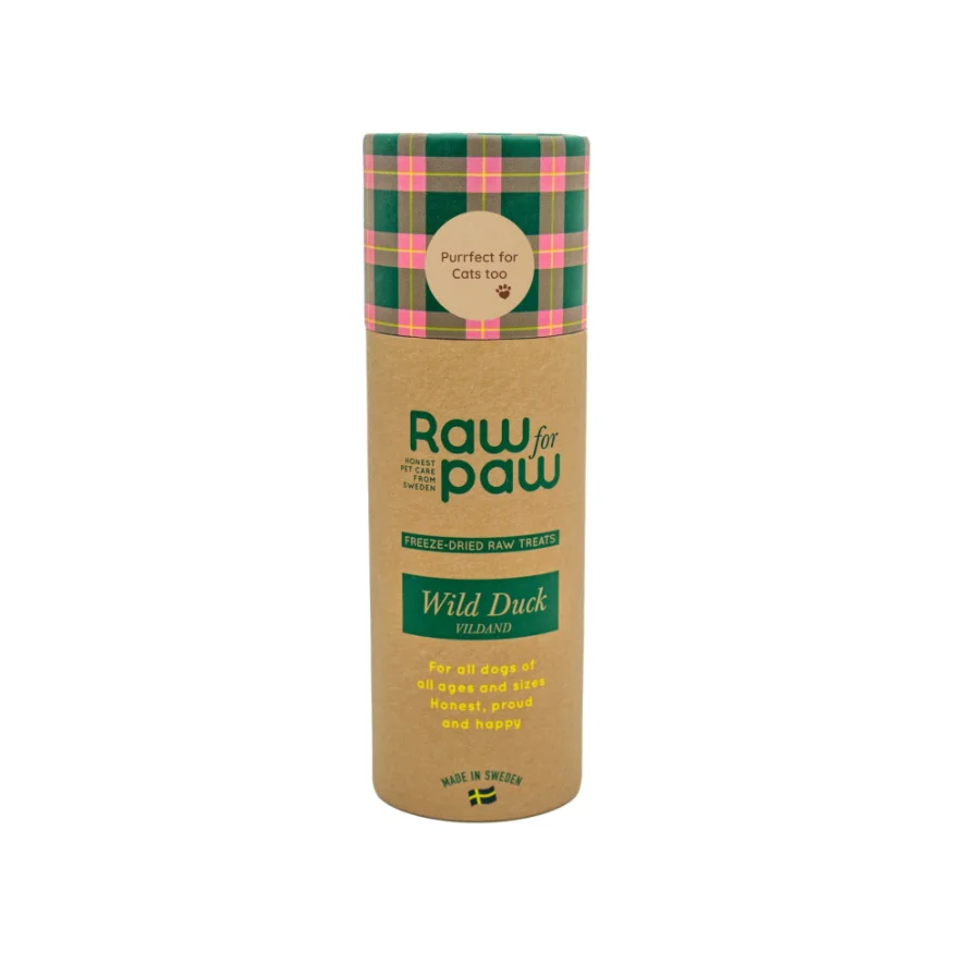 RAW for PAW WILD Duck liofilizowane przysmaki z dzikiej kaczki 45 g