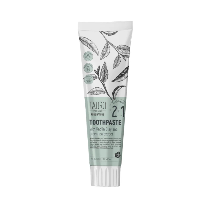 Tauro Pro Line Pure Nature Toothpaste 2 in 1 pasta do zębów dla psa i kota
