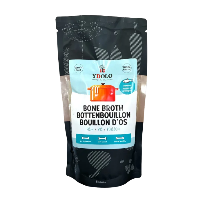 YDOLO Bone Broth Fish – bulion kolagenowy ze szkieletów ryb, 230ml