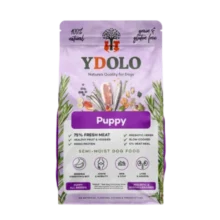 YDOLO Puppy półwilgotna karma dla szczeniąt z wieprzowiną Iberico i rybami