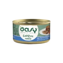 OASY terrine tuńczyk z pomidorami dla kota mokra karma miękkie kawałki puszka