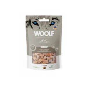 Woolf Soft Cubes Goat Monoprotein 100 g – miękkie przysmaki dla psa z koziny, monoproteinowe