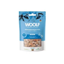 Woolf Soft Cubes Mediterranean 100 g – miękkie przysmaki dla psa z ryb śródziemnomorskich