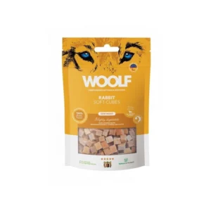 Woolf Soft Cubes Rabbit Monoprotein 100 g – miękkie przysmaki dla psa z królika, monoproteinowe