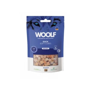 Woolf Soft Cubes Duck Monoprotein 100 g – miękkie przysmaki dla psa z kaczki, monoproteinowe