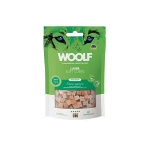 Woolf Soft Cubes Lamb Monoprotein 100 g – miękkie przysmaki dla psa z jagnięciny, monoproteinowe