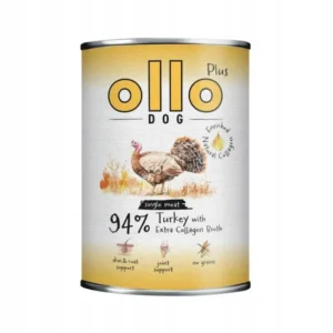 Ollo Kolagen Indyk 400 g mokra karma dla psa monobiałkowa z kolagenem dla psów wrażliwych