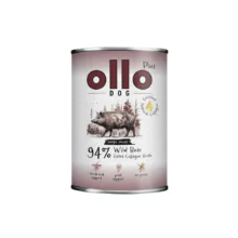 Ollo Plus Kolagen Dzik 400 g mokra karma dla psa z dziczyzną i kolagenem na stawy i regenerację