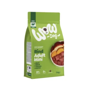 WOW DOG MINI Rind karma dla psa wołowina jabłko buraki małe chrupki 8 mm